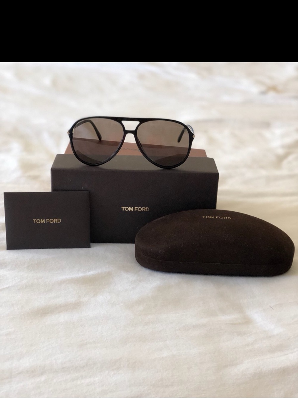 Tom Ford Matteo Aviator Sunglasses Black/Gold TF336